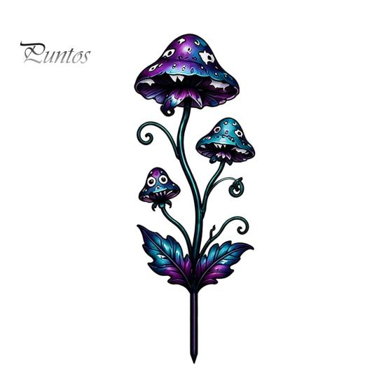 Einzigartiger Blumenbeet-Akzent Fleischfressende Pflanze Gartenstecker, Metall Venusfliegenfalle Hofkunst Skurrile Terrassen-Boden-Einlage Skulptur für Außenweg
