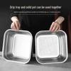 YOUDE 304 Stainless Steel Square Draining Basin