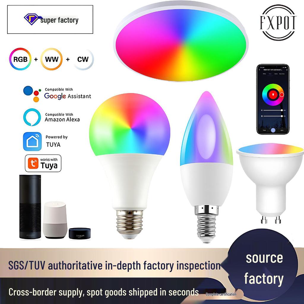 Tuya Smart Stropní svítidla a WiFi žárovky kompatibilní s Alexa