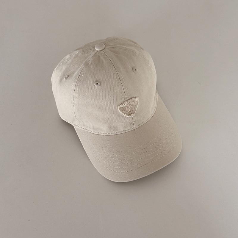 Cotton Baseball Cap For Women With Sun Protection And Letter Embroidery For Casual Summer Wear