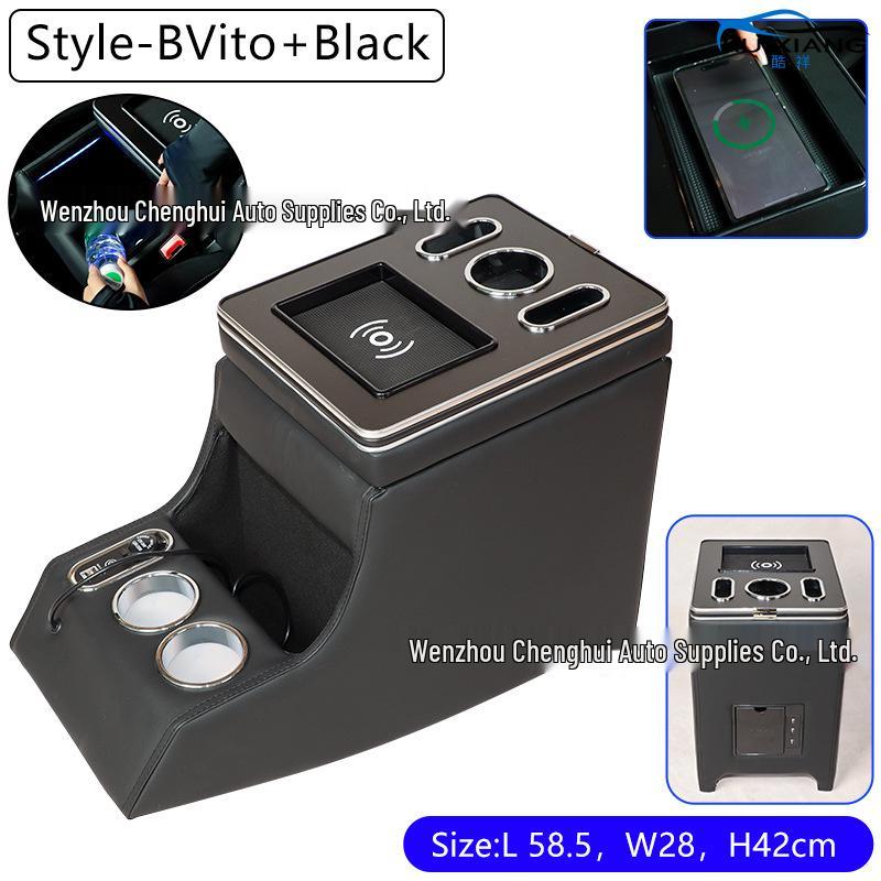 Pudełko do przechowywania na podłokietnik do Mercedes Vito W447/Hong Kong 116 Viano/V260