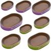 Scratcher with Bed, Corrugated Cardboard Scratching Pad, Low Shedding Litter Box Shape for Indoor Cats