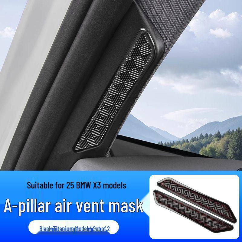 BMW X3 A-Säule Lüftungsschlitz Abdeckung Staubschutz Dekorative Folie (25 Stück)