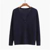 Oversize Solid Knitted Cardigans Women Female Jacket Coat Long Sleeve Casual V-Neck Tops Sweaters Red Black XXL 3XL 4XL 5XL