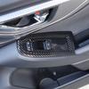 Kohlefaser ABS Fensterheberschalter Knopf Zierrahmen für Subaru WRX -2024