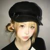 Autumn Winter Versatile Beret Retro Flat Top Visor Small Face Black Painter Hat Classic Versatile Adjustable Hat Octagonal Cap
