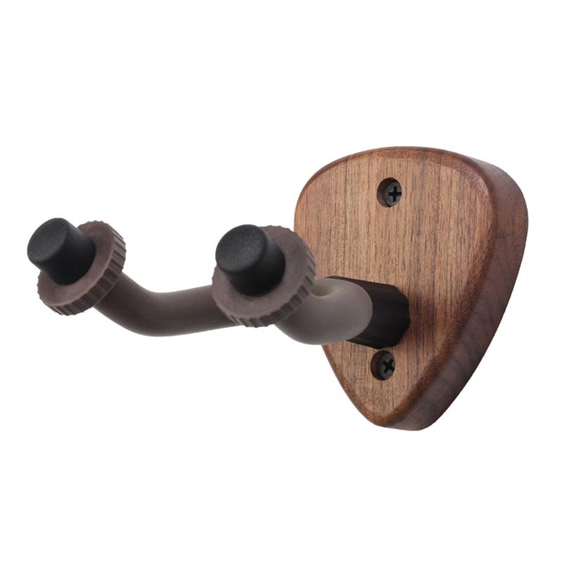 Bass Guitar Guitar Hanger with Hygrometer Guitar Wall Mount Bracket Holder for Acoustic Bass and Electric Guitar Ukulele 1