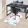 1PC Unicorn Flowers Extra Large Non-Slip Floor carpet, Office, family, bedroom, Studio - Large Area RugJ0322