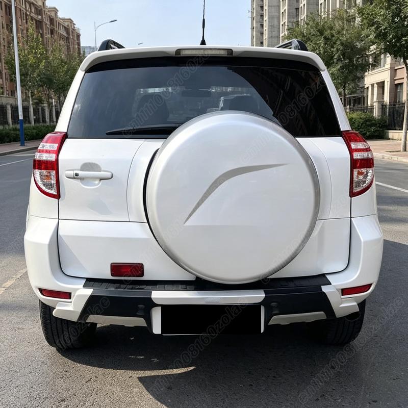 Для Toyota RAV4 2009 2010 2011 2012 2013 Автомобильная защитная крышка запасного колеса Автомобильная крышка запасного колеса Оболочка запасного колеса Внешняя часть багажника белый