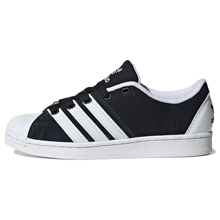 Adidas Superstar Supermodified Black White Unisex Sneakers Core-Black Cloud-White HP2189 45⅓