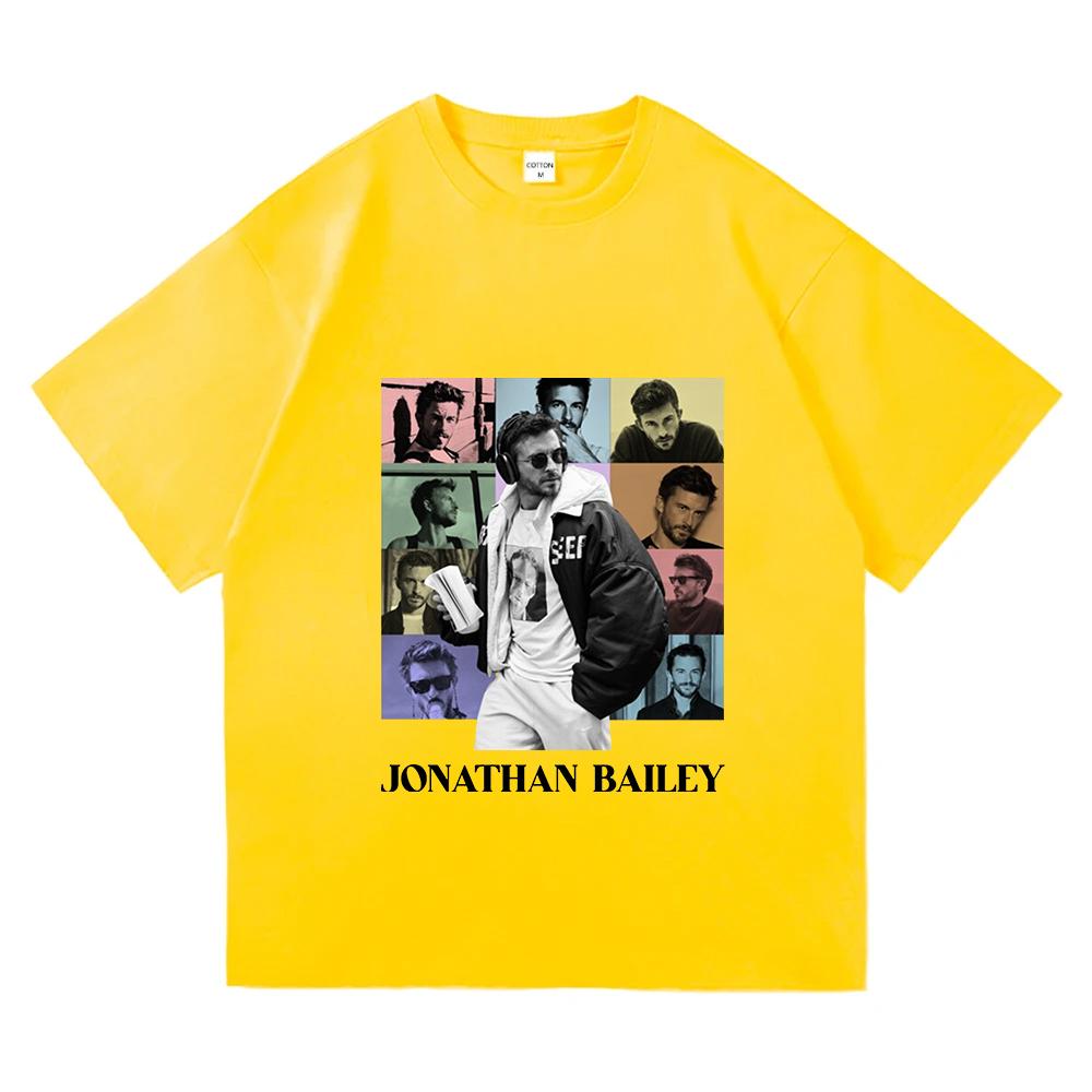Wicked for Good Jonathan Bailey T-shirt Loose Short Sleeve Cotton Female Tshirts O-neck Women Men Unisex Clothing Print T Shirt