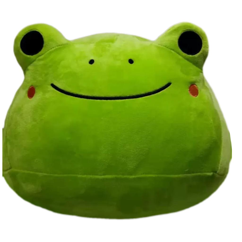 30cm Kawaii Frog Green Head Plush Toys Soft Stuffed Creative Cute Animal Pillow Dolls for Children Girls Birthday Gifts