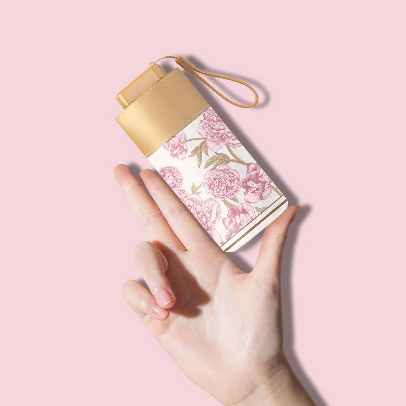 

Мини-карманный зонт от солнца и защиты от ультрафиолета, портативный складной ветрозащитный и непромокаемый зонт двойного назначения для скалолазания