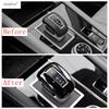 Gear Shift Head Knob Handle Decoration Cover Trim For Mitsubishi Outlander  - 2025 Black / Carbon Fiber Accessories Interior