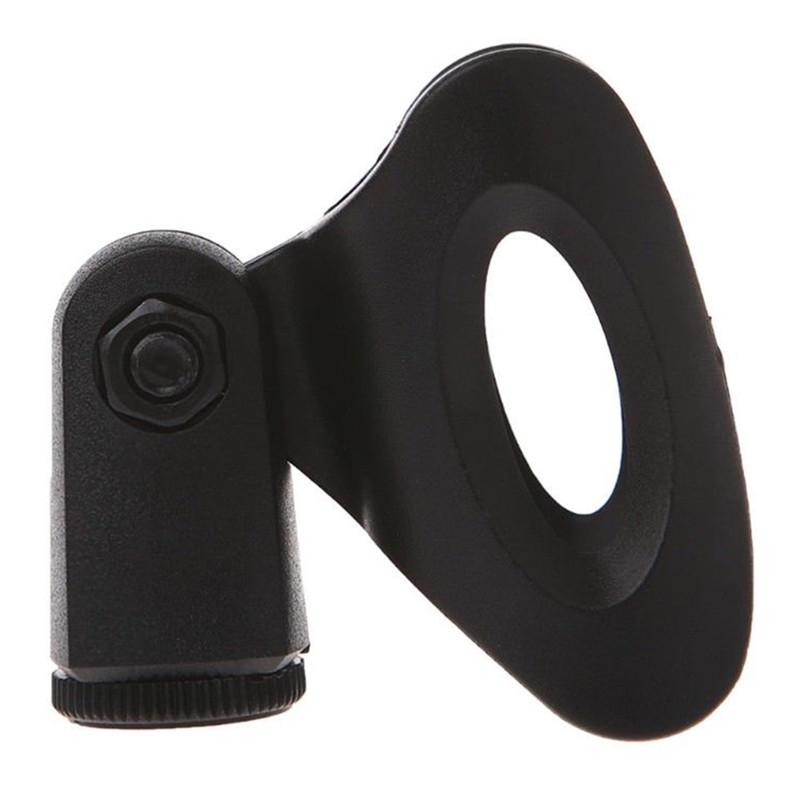 Mic Microphone Stand Accessory Flexible Plastic Clamp Clip Holder Mount