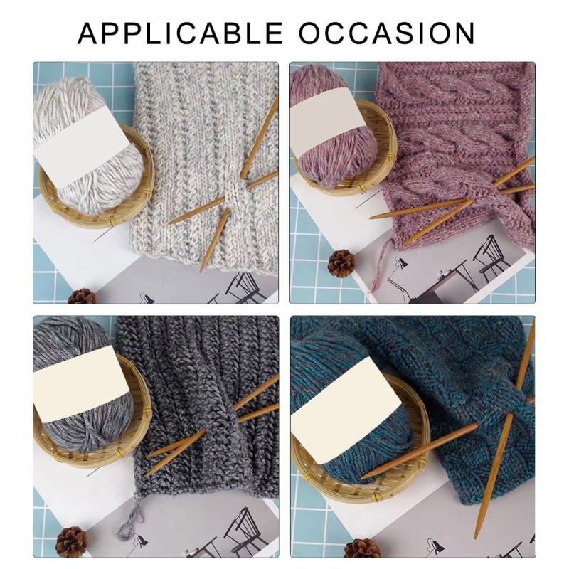 Skein Wool Yarn Bundle for Crafting Accessories and Children Blankets for DIY Sweaters and Hats Great Gift