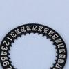 Watch Date Dial Fits Nh34-Nh35 Movement Black White Red Orange 3-Digit 6-Digit Automatic Mechanical Movt Day Date Dial Wheel