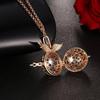 Exotic Copper Aromatherapy Necklace For Pregnant Women With Star Pendant And Essential Oil Diffuser