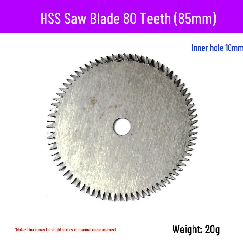3" Mini Electric Circular Saw Blade for Wood, Plastic & Metal, Diamond Grinding Wheel, 85x10x12mm
