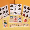 Montessori Shape Matching Plate Activity Find Shadow Matched Images Animal Fruit Blocks Puzzles Instructive Playthings Designed For Children Wooden