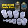 1PC 10 Style Cylindrical Hexagon Silicone Mold DIY Epoxy Resin Casting Mould UV Candle Home Decoration Jewelry Making Tools