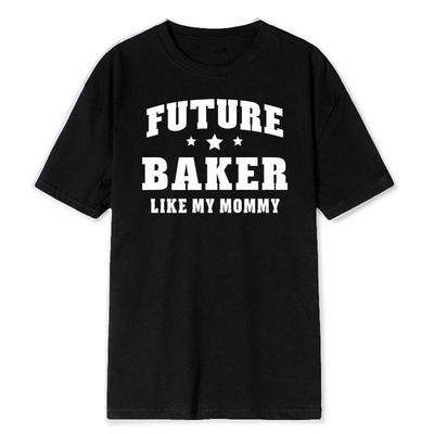 Future Baker Like My Mommy Baking Pastry Chef Oneck TShirt Kids Women Soft Modal Blend Tee Family Baking Humor Career Tops