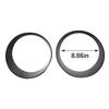 1 Pair Front Headlight Frame Cover Bezels for 2018-2024 Headlamp Garnish Rings Auto Accessory Easy Installation