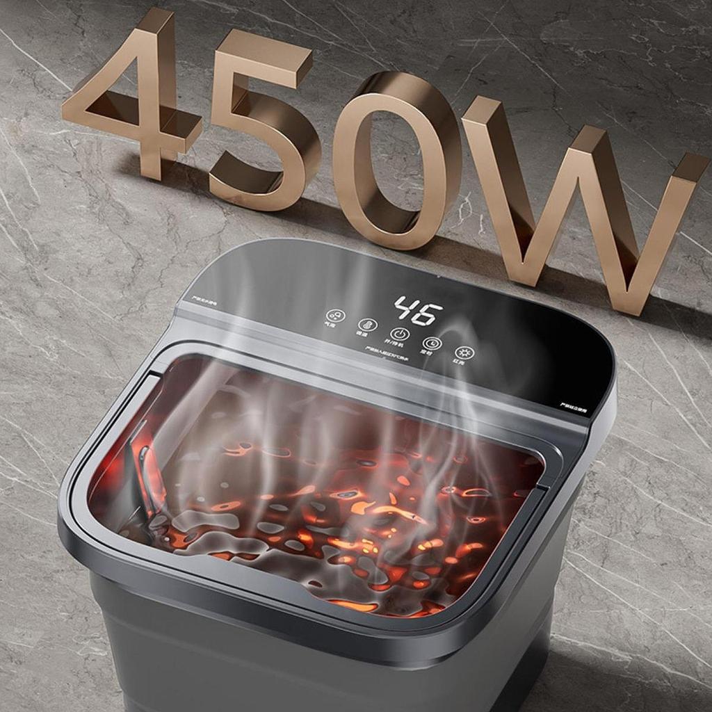 Heated Foot Bath Versatile Soaking Tub for Bathroom Bedroom Camping