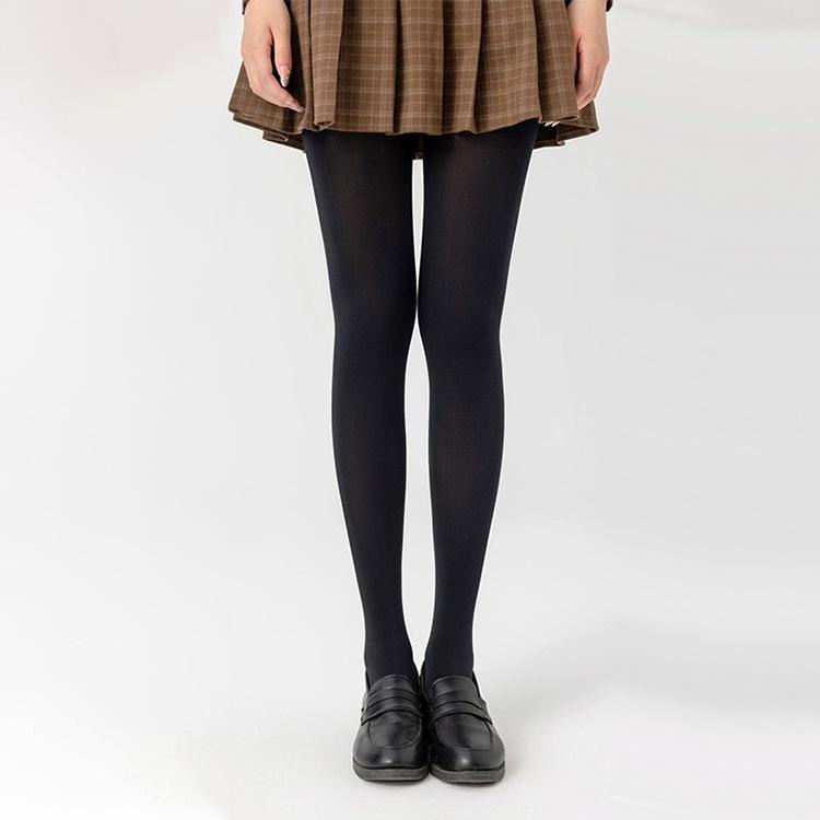 Flesh-Toned Nude Velvet-Lined Thickened Leggings and Pantyhose for Women