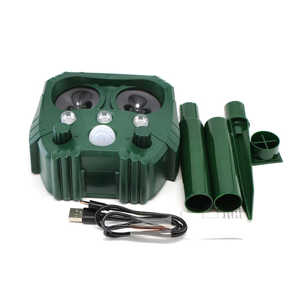 New Solar-Powered Infrared Animal Repeller for Cats and Dogs - In Stock