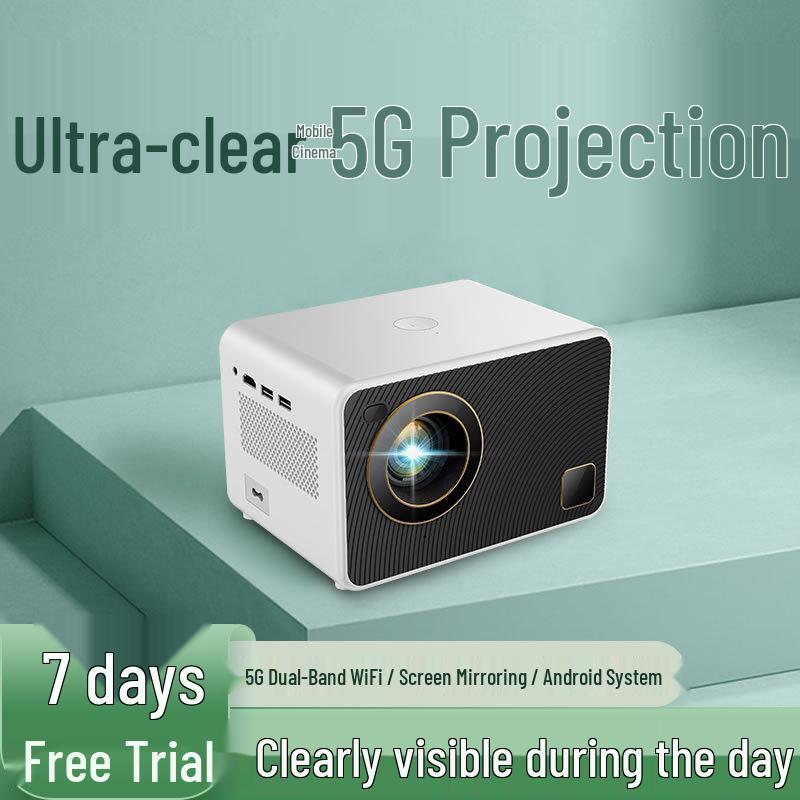 2026 Portable Ultra HD Smart Home Theater Projector with Voice Control