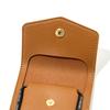 Pencilcase Faux Leather Large Capacity Multi-Slot Pouch - Pure Color Stationery Organizer / Pen Protective Case