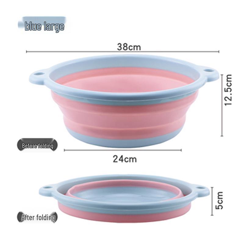 Portable Folding Wash Basin for Kitchen, Dorm, and Infant Care