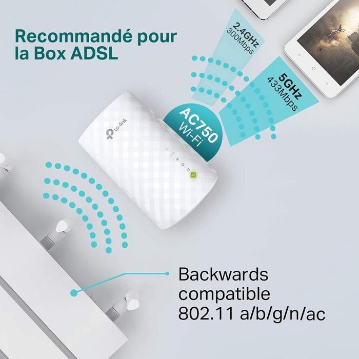 TP-LINK Répéteur Wi-Fi Double Bande AC 750Mbps RE200