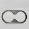 For Volkswagen Jetta MK6 2012-2014 Stainless Steel Water Cup Holder Decoration Frame Sticker Car-styling Auto Accessories
