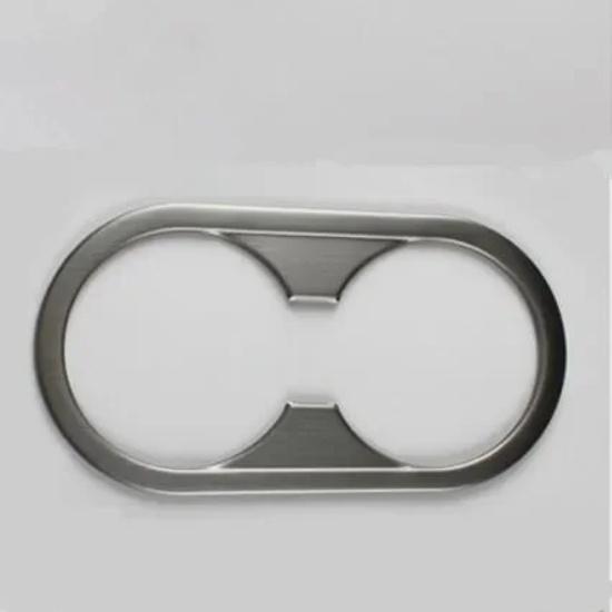 For Volkswagen Jetta MK6 2012-2014 Stainless Steel Water Cup Holder Decoration Frame Sticker Car-styling Auto Accessories