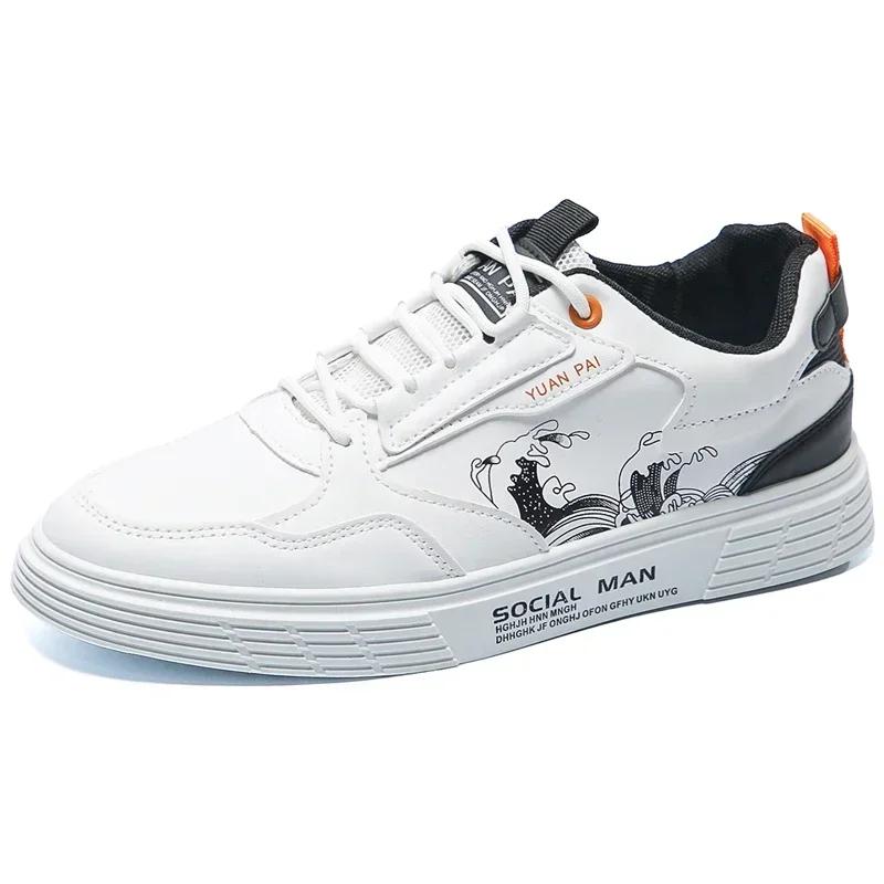 Mens Sneakers Breathable Men's Casual Leather Shoes Zapatos Hombre Casual Sapatos Masculinos Leather Shoes For Men