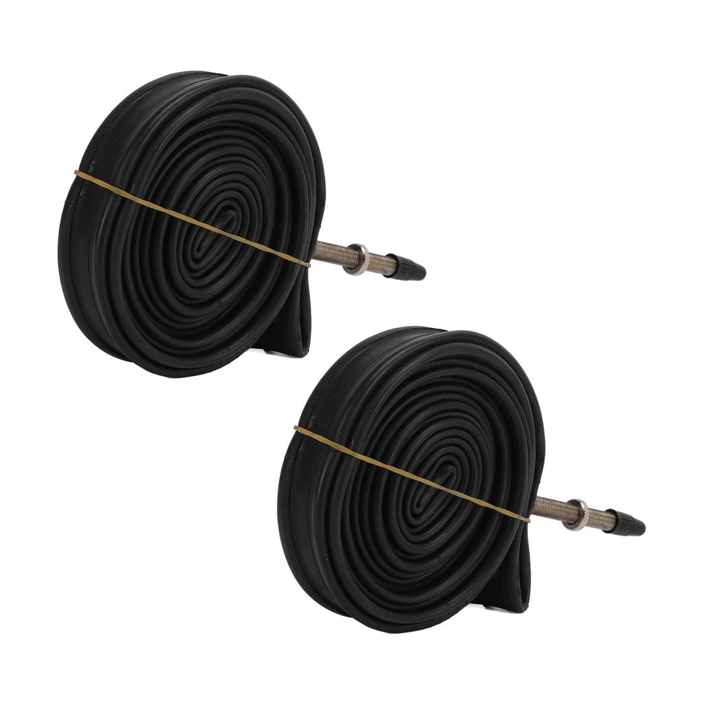 2 Pack 700x23C Bike Inner Tube 700c   Valve Butyl Rubber Bike Tube with 2 Tire Levers
