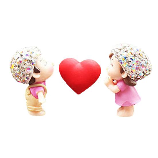 Lovely Couple Girl Boy Osviežovač vzduchu do auta Klip na vôňu Aróma Difuzér Dekor