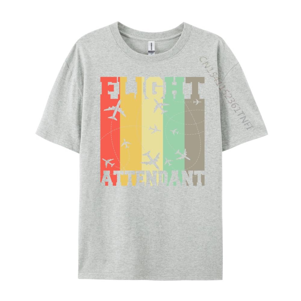 Flight Attendant Flying Plane Stewardess Free Shippping Clothes New Year 2025 T Shirts Oversized Graphic