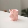 Weißes Porzellan Ostern Hase Eier Tasse Keramik Frühstückshalter für Feiertags- und Alltagsgebrauch Esstischdekoration