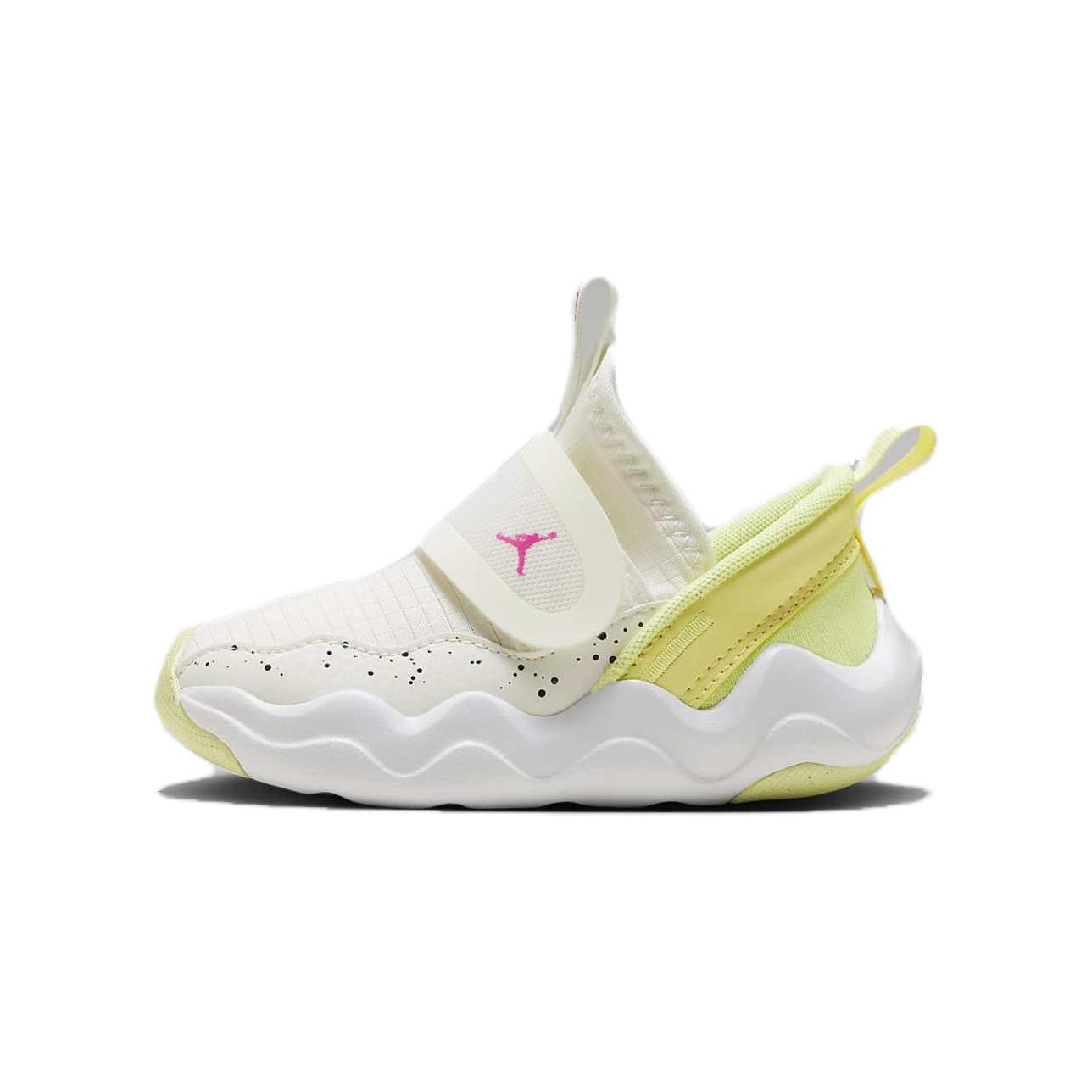 

New Baby Jordan Jordan 23/7 Anti-Slip Wear-Resistant Low-Top Toddler Shoes White Yellow DQ9294-181 25