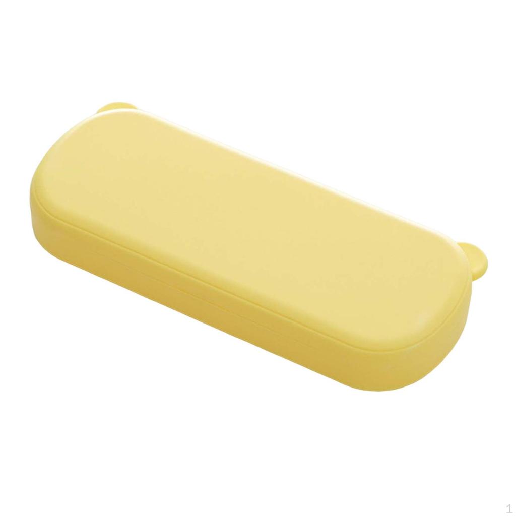 Multifunction Pencil Case Container Simple Rectangle Practical Large Capacity Storage Compact