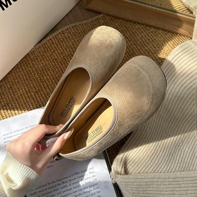 Chaussures Mary Jane rétro françaises pour femmes 2025 nouvelles chaussures Doudou de ville à semelle souple à enfiler à bouche basse