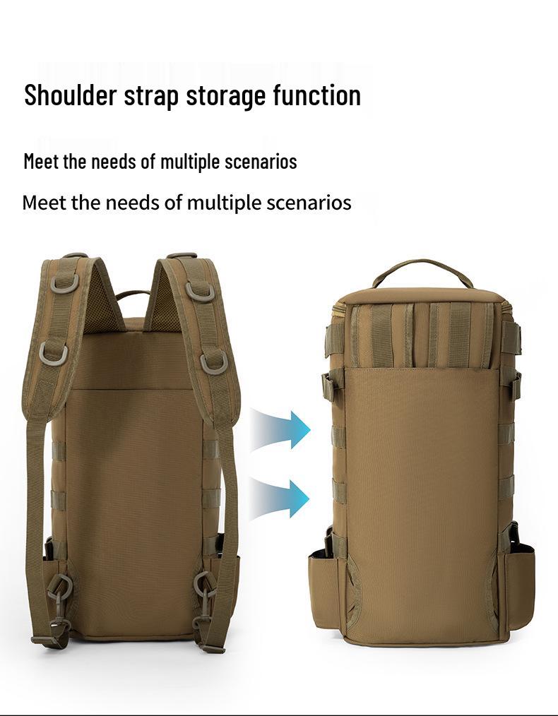 Waterproof Fishing Gear Backpack: Multifunctional Shoulder Bag for Outdoor Use