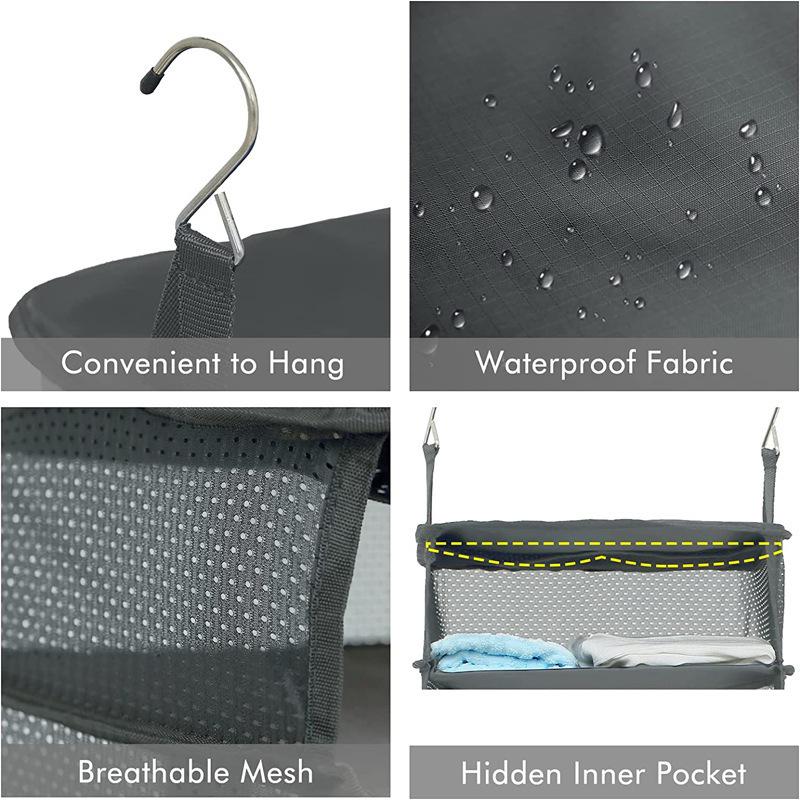 1 Set Housewares Luggage Travel Organizer Travel Essentials Hanging Packing Cubes Hanging Shelves Laundry Storage Compartment