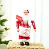 30cm Cute Santa Claus Doll Standing Santa Claus Statue 2025 Xmas Tree Ornament Christmas Decor Home Navidad Gift New Year 2026