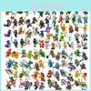 Moc 104pcs Phantom Ninja Building Blocks Set Abs Plastic Diy Small Particle Blocks