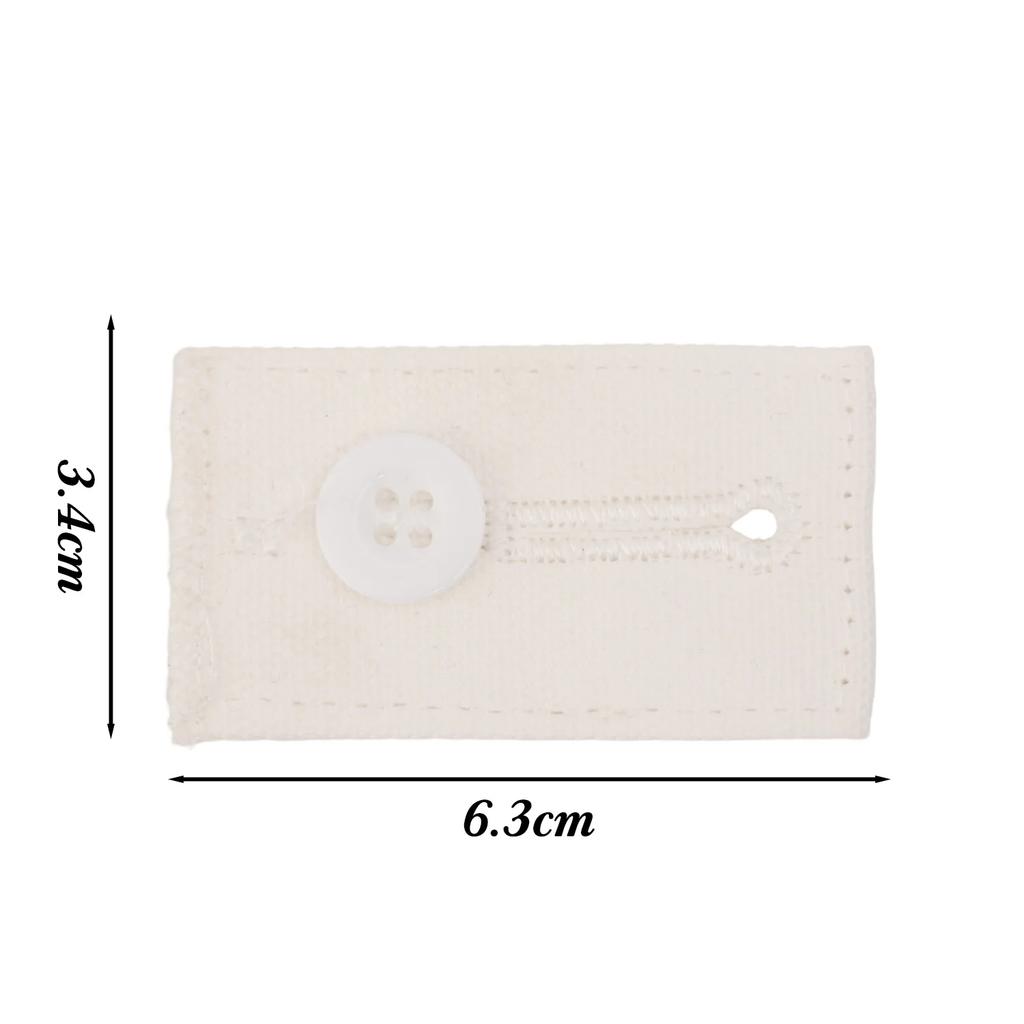 1Pc Jeans Waist Extension Buckle Unisex Waistband Extender Button Pant Elastic Extender Button Waist Belt Extension Buckle New