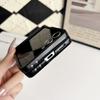 For Samsung Galaxy Z Flip7 5G Case Vintage Woven Pattern PU + TPU Phone Cover with Ring Holder